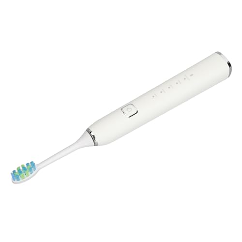 Electric Toothbrush Rechargeable 5 Modes IPX7 Powerful Motor for Adults Kids White