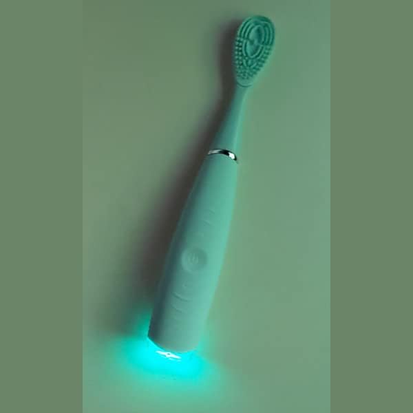 Rubrene Electric Tongue Brush, Sound Wave (USB Rechargeable, Cord Included, Silicone Brush, Waterproof) - BeesActive Australia