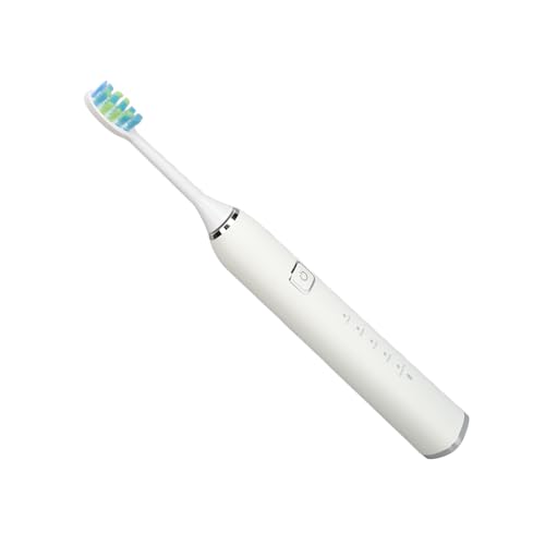 Electric Toothbrush Rechargeable 5 Modes IPX7 Powerful Motor for Adults Kids White