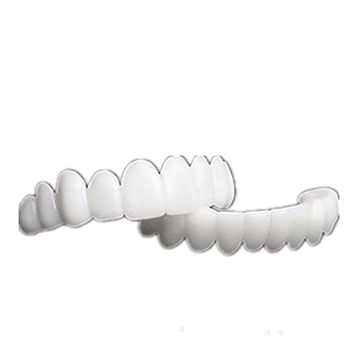 Big Size Silicone Gel Snap on Perfect Smile Cosmetic Teeth Tooth Cover Bleach Whitening Brace with Storage Box