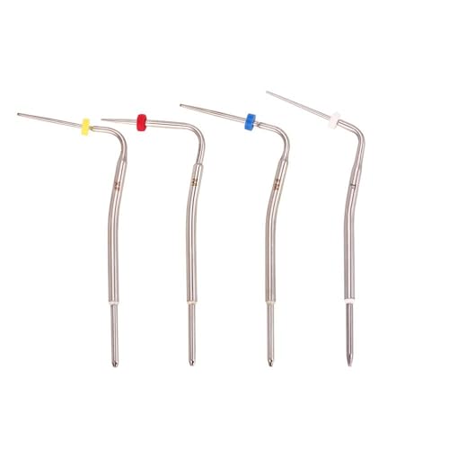 XUX 4pcs/Set Gutta Percha Pen Heated Tips Size F XF FM M for Obturation Gutta Percha System
