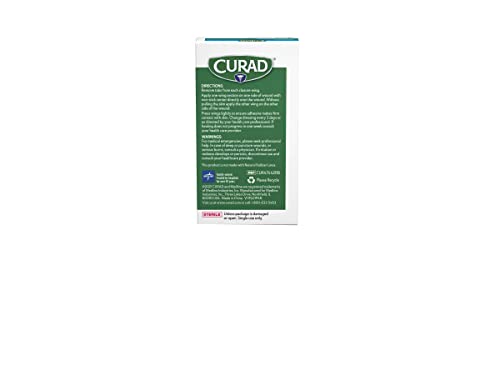 CURAD Butterfly Closure Waterproof Adhesive Bandages, 1.75 in x 0.38 in 12 Count (Pack of 1)