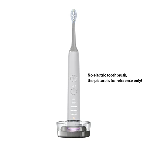 Replacement Sonic Charger Base Induction Cover Compatible with Philip Electric Toothbrush Smart 9300 9500 9700 Series,Sonic Care Charger for HX9901 HX9903 HX9924 HX9954 HX9957 HX9984 HX992W HX993B Silver