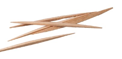 Paro Solidox | Double Pointed Wooden Toothpicks | Medium Interdental Toothpick | 96 Pieces of Wooden Sticks | 6 Pack