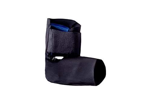 Air Foot Wrap (Large) + Reusable Foot Ice Pack (Large)- Pain Relief for Achilles Tendinitis, Foot Pain, Sprains & Injury