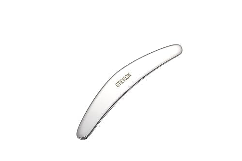 STICKON Stainless Steel Muscle Scraper Tools Set 2 in 1 Gua Sha Scraping Massage Tools, IASTM Tool for Physical Therapy Great Soft Tissue Mobilization Tool(STICKON-48) Pitao10 Shape