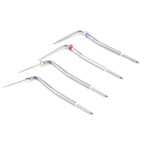 XUX 4pcs/Set Gutta Percha Pen Heated Tips Size F XF FM M for Obturation Gutta Percha System