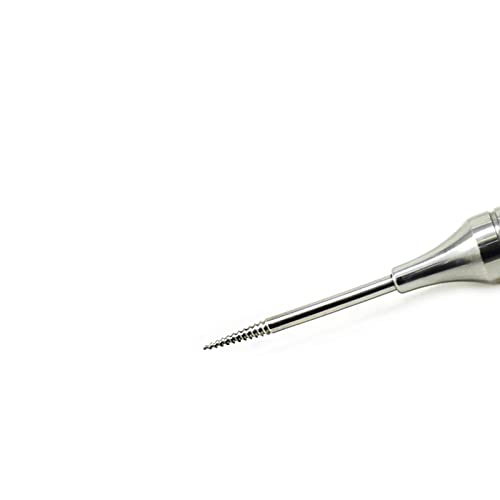 MEDSPO Professional Dental Elevators | Composite Restorative Implants | Luxating Filling | Surgical Root Extraction Spreading | Osteotome Periotome Instruments (Non Flex Screw Periotome Titanium) Non Flex Screw Periotome Titanium