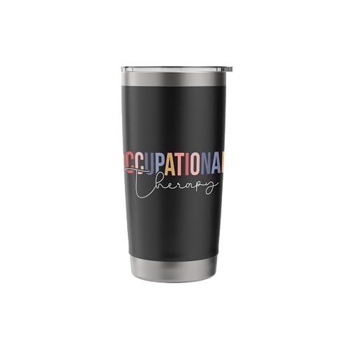 Occupational Therapy - Healthcare Occupational Therapist Stainless Steel Insulated Tumbler Black 20 Ounces