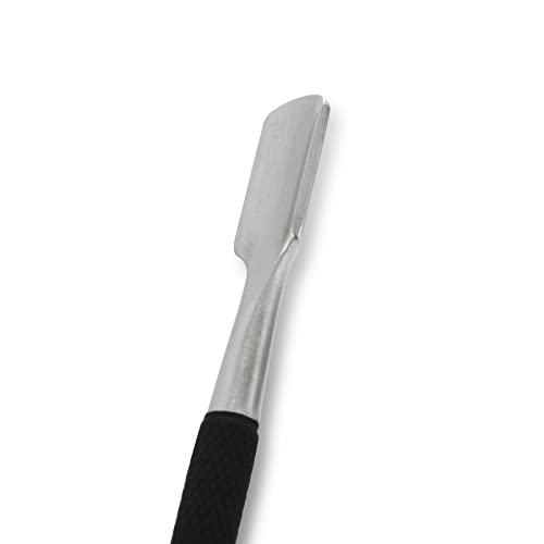 Amazon Basics Cuticle Trimmer and Pusher, Manicure Tools for Nail Care, Ergonomic Non-Slip Design, 2 Count