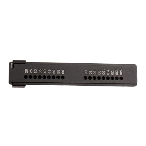 Woodpecker Dental Gutta-percha Cutter Measuring Ruler, Endodontics Measuring Tool, Aluminum Alloy, Sold by JMU