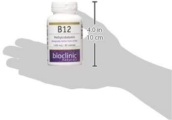 Bioclinic Naturals B12 Methylcobalamin 5000 mcg 60 Loz - Pack of 2