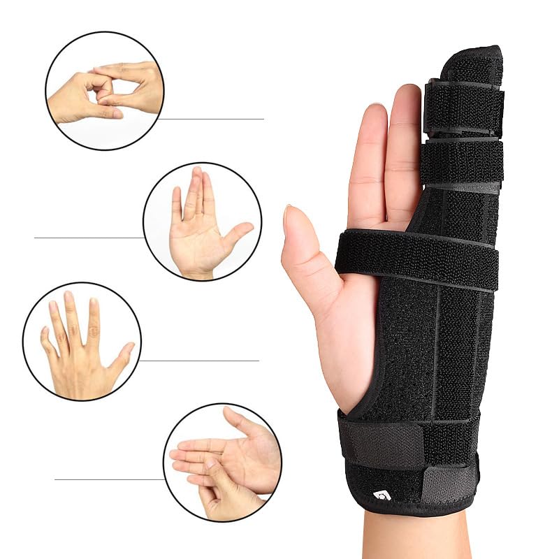 Pinky Finger Splint, 4th or 5th Fingers Splint for Boxer’s Fracture, Arthritis, Tendonitis, Metacarpal Support Hand Brace Fits Left or Right Hand, L Large - BeesActive Australia