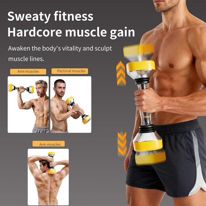 5 lbs Swing Dumbbells Handheld Heavy Adjustable Swing Forearm Exerciser for Men and Women Multifunctional arm and chest workout appliances For home gym and outdoor workouts. - BeesActive Australia