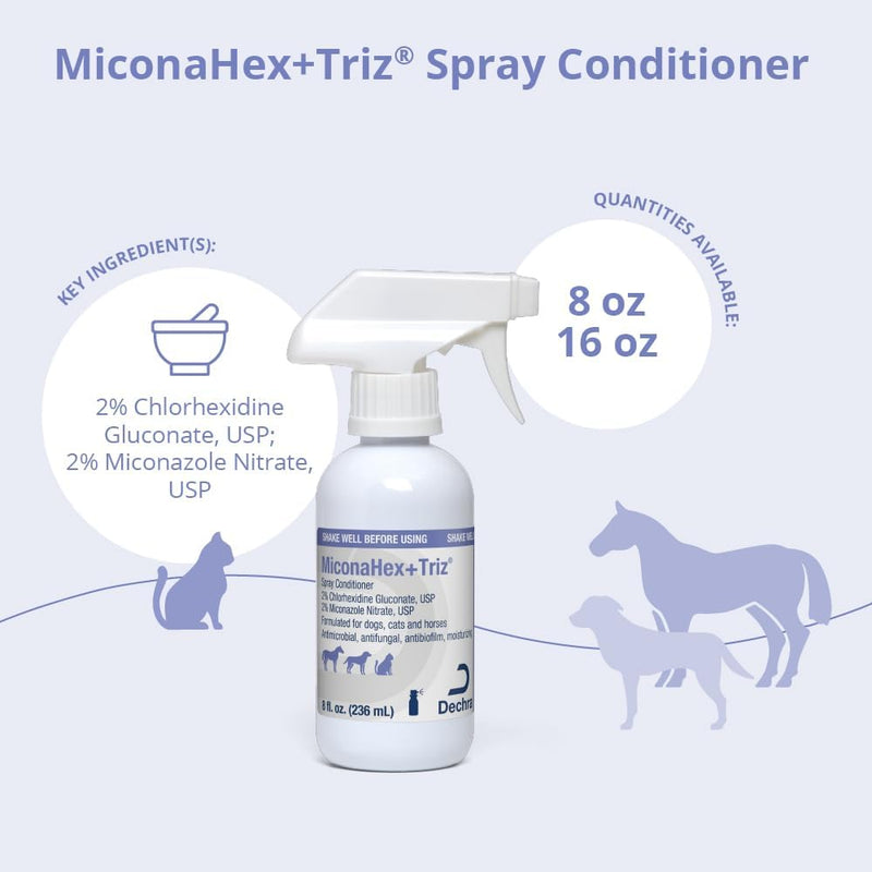 Dechra Miconahex +Triz Spray, 8-Ounce