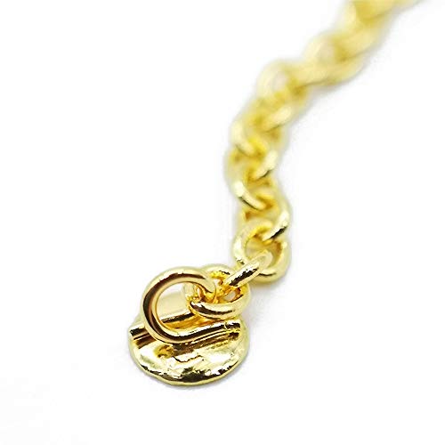 10 Packs Sino Dental Group Orthodontic Braces Eruption Appliance With Traction Chain,Gold/Sliver, Round/Retangular Base (Round, Golden)