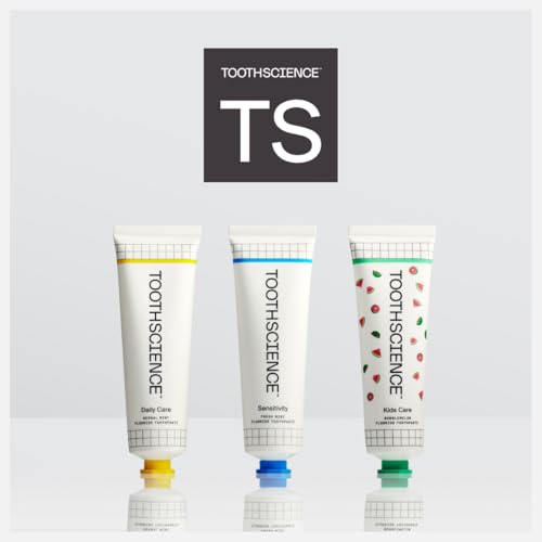 Sensitivity Toothpaste 5-in-1 Fluoride Formula Helps Relieve Sensitivity & Provides Cavity Protection, Naturally Flavored with Peppermint Oil, Free of Dyes & Alcohol (Fresh Mint, 3.4 oz)
