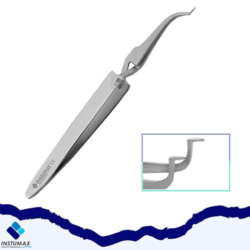 Orthodontic Buccal Tube Tweezers Set 5-Piece with Positioner | Premium Stainless Steel Bracket Placement Tools | Precise Orthodontic Instrument for Accurate Tube & Bracket Positioning