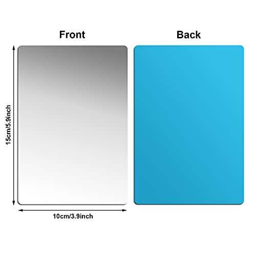 Marsui 32 Pcs Plastic Mirror Tiles 4x6 Inch Shatter Proof Craft Mirrors