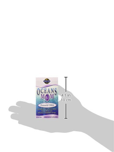 Garden of Life Oceans Mom Prenatal Fish Oil DHA, Omega 3 Supplement - Strawberry, 350mg Prenatal DHA Pregnancy Fish Oil Support for Mamas, Babys Brain & Eye Development, 30 Small Softgels(Pack of 2) 30 Count (Pack of 2)