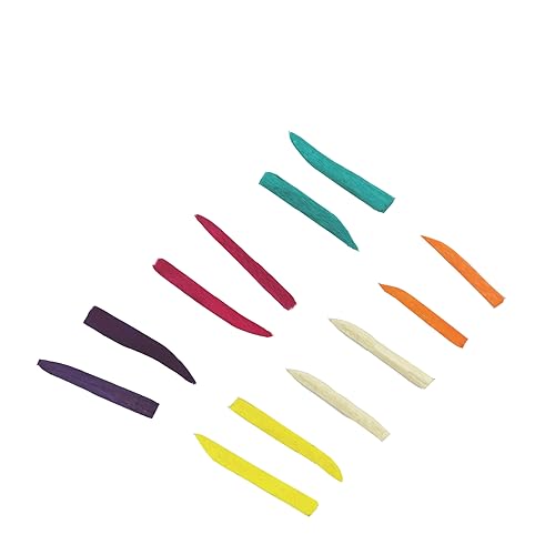 600pcs Dental Wooden Wedges, Colorful Wood Dental Matrix Wedges Gap Wedge, Disposable Fixing Materials for Dental Restoration