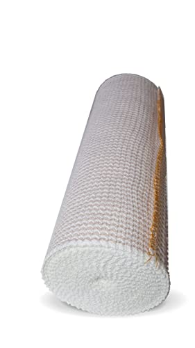 Neutripure Elastic Stretch Body Wrap - Bandage with Velco - 8 Inch Wide Jumbo Roll for Stomach 8 Inch (Pack of 1)