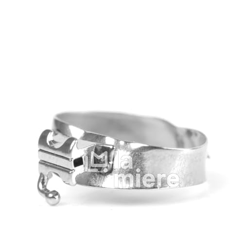 LA MIERE 1st Molar Bands Pre-Welded with Single Convertible Tube, Roth .022#35-#39+ U2/L1 80pcs/Box， #35-#39+ Single convertible, U2/L1