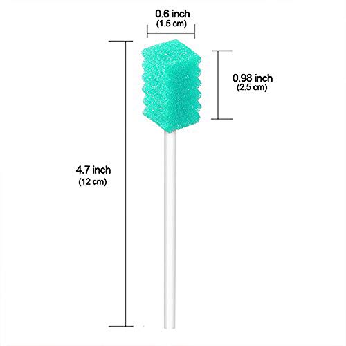 250 Pcs Disposable Oral Swabs,Sterile Dental Sponge for Mouth&Gum Cleaning 250 Pack