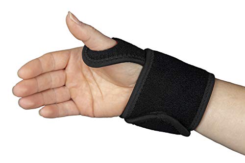 PRO 11 WELLBEING Infrared Self Heating Wrap Around Wrist Brace for Treatment of Arthritis, RSI, CTS, Sprains and Strains