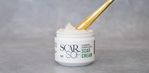 ScarSof Scar Cream - Advanced Scar Cream Made with 100% Organic Aloe Vera 2 Ounce (Pack of 1)