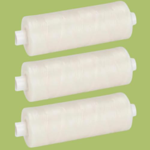 Mint Waxed Dental Floss Bulk Spool 3 Pack, 200 yd Each, Includes Dispenser