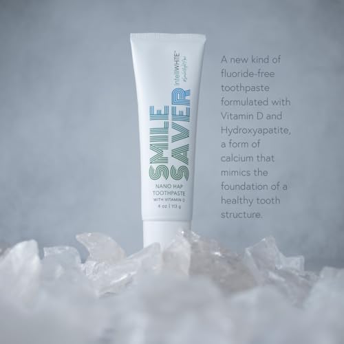 Smile Saver Hydroxyapatite (HAP) & Vitamin D Fluoride-Free Concentrated Toothpaste with Xylitol; Helps Deposit Minerals to Tooth Surface 4 Fl Oz (Pack of 1)