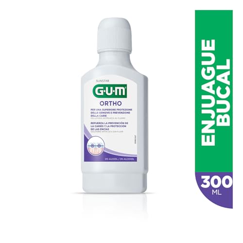 Gum Ortho Anti-Plaque Mouthwash 300ml
