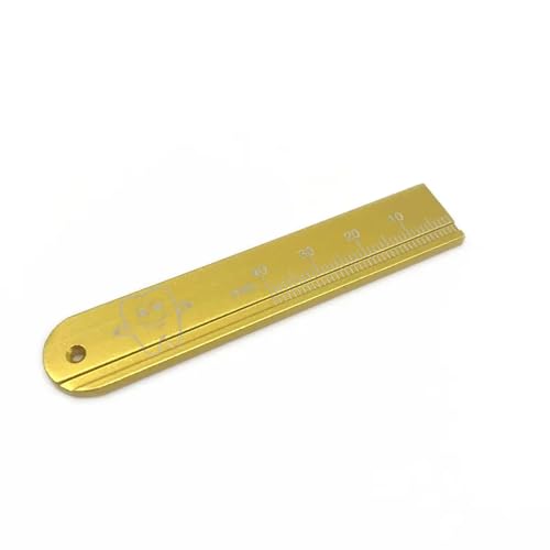 5pcs Dental Endo Rulers Span Measure Scale Endodontic Colorful
