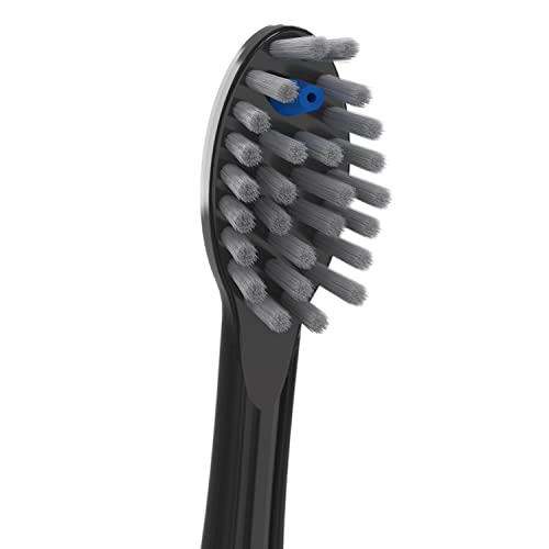 Waterpik Sonic-Fusion Full Size Replacement Brush Heads 2 Count Black and White