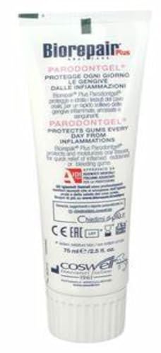 Biorepair Parodontgel® Daily Toothpaste - 2.54 Fluid Ounces (75ml) Tubes (Pack of 3) [ Italian Import ]
