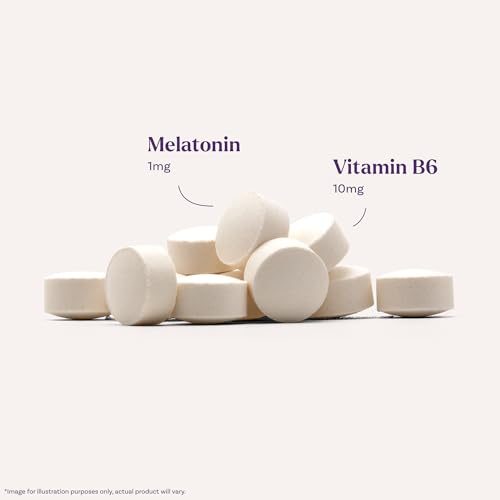 Natrol Melatonin 1 mg Tablets, Nighttime Sleep Aids for Adults, 180 Tablets