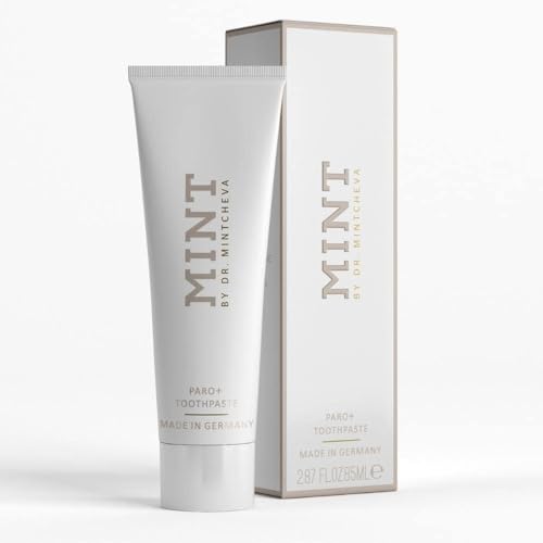 MINT PARO+ Toothpaste - Fluoride-Free - Innovative Formula - Care for Teeth and Gums - Against periodontal Disease, Gum Irritation, Bleeding Gums - by Dr. Mintcheva