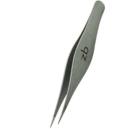 Zizzili Basics 3 Piece Nail Clipper Set and Pointed Tweezers for your Precision Needs - Fingernail & Toenail Clippers with Nail File and Brown Travel Case - Bundle