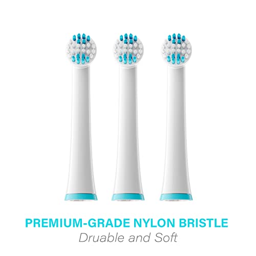 Acteh Flux Electric, Whitening & Plaque Removing Rechargeable Oscillating Toothbrush with 3 Dual ActionBrush-Heads, USB Power Cable and USB Power Adapter