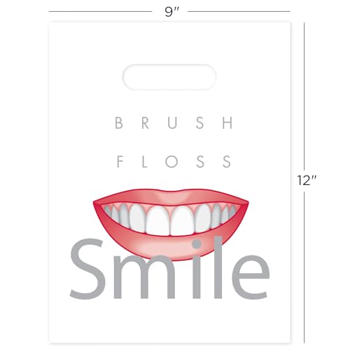 Brush Floss C Patient Care Bag, 9" x 12", Pack of 100 9" x 12"