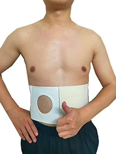 Unisex Ostomy Abdominal Binder Opening 3.14 Ostomy Belt Hernia Colostomy Belt Colostomy Bag Support Stoma Support Wrap XL 45.28 49.21 inches XL 45.28 49.21 Inch XL: 45.28-49.21 Inch - BeesActive Australia