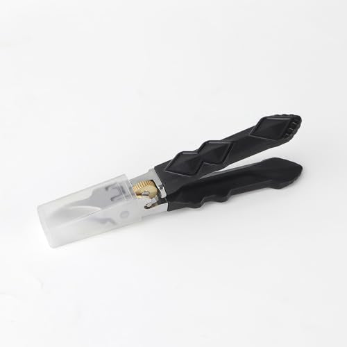 Ingrown Toenail Clippers with Wide Jaw Slanted Curved Sharp Blade, Professional Podiatrist Long Handled Toe Nail Clippers for Thick Nails for Seniors, Men, Women, Built-in Safety Lock
