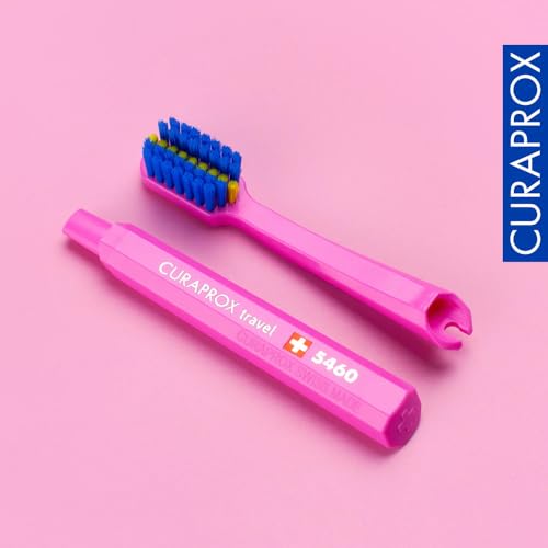 Curaprox Ortho Travel Set, Pink, Set with CS 5460 Ortho, Toothpaste, IDB
