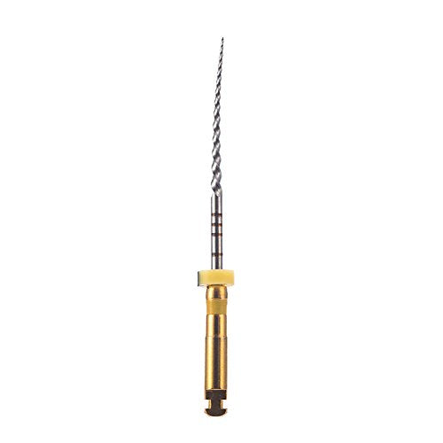 SNAWOP Dental Endo Files 3PCS X-One Gold Reciprocating Rotary Niti File for Endodontic Root Canal Treatment (21MM Assorted) 21MM Assorted