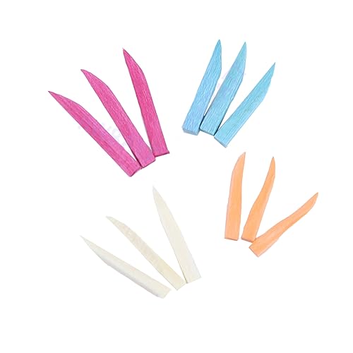 600pcs Dental Wooden Wedges, Colorful Wood Dental Matrix Wedges Gap Wedge, Disposable Fixing Materials for Dental Restoration