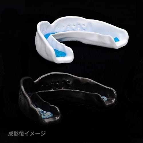 Shock Doctor Mouthguard Superfit – Easy-Fit Strap/Strapless mouthguard – Low Profile Fit Perfect for Basketball, Hockey, Lacrosse, All Sport Youth Black - BeesActive Australia
