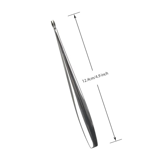 Cuticle Pusher Cuticle Cutter Dead Skin Remover Stainless Steel Cuticle Trimmer Tool for Nail Edges Cuticle Silver-JGC