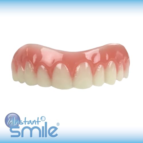 Instant Smile Comfort Fit Flex Cosmetic Teeth, Natural Shade, Upper 1 Count (Pack of 1)