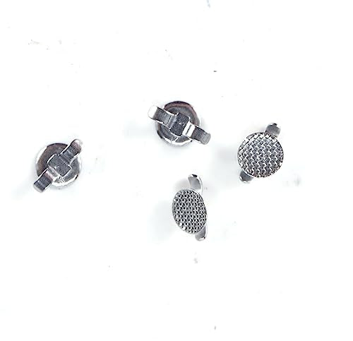 50Pcs/Box Dental Orthodontic Lingual Button Bondable With Cleat Mesh Round (Bondable Lingual Cleat Small) Bondable Lingual Cleat Small